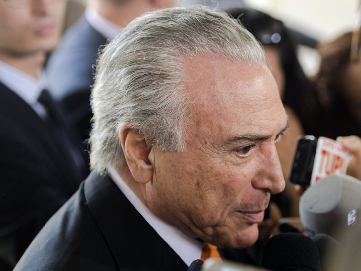 Em Goa, na Índia, Temer diz que Brasil começa a entrar nos trilhos