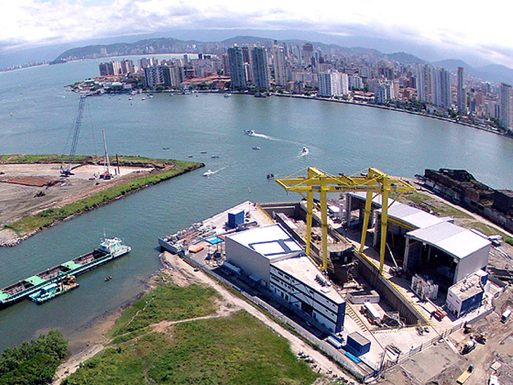 Wilson Sons inaugura segundo estaleiro no Guarujá