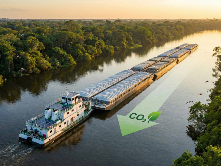 Hidrovias reduzem emissões e se consolidam como modelo de logística sustentável