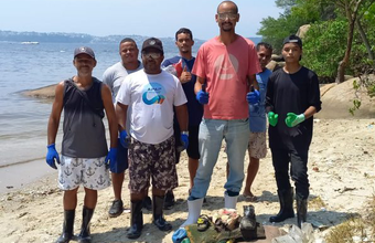 Ocyan vai retirar 100 toneladas de resíduos da Baía de Guanabara em um ano