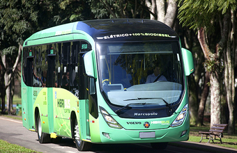 Curitiba é a primeira cidade do país a produzir ônibus elétrico