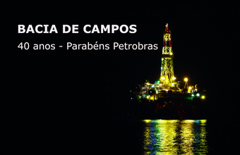 Petrobras recebe homenagem pelos 40 anos de produção na Bacia de Campos durante a Brasil Offshore
