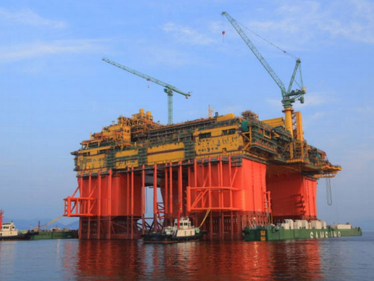 Samsung finaliza construção da maior plataforma semissubmersível do mundo
