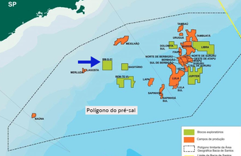 BM-S-51, localizado na Bacia de Santos, no polígono pré-sal é colocado à venda pela Petrobras