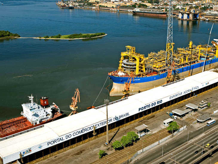 Portos brasileiros movimentaram 104 milhões de toneladas em janeiro