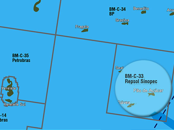 Repsol Sinopec confirma potencial do bloco BM-C-33