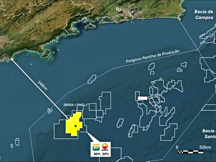Petrobras faz uma grande descoberta de petróleo no pré-sal da BS