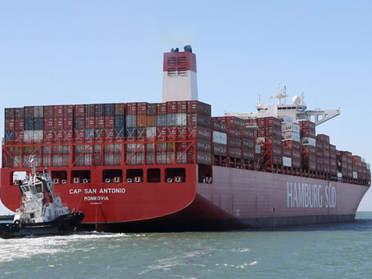 Hamburg Süd batiza “Cap San Antonio” em Le Havre