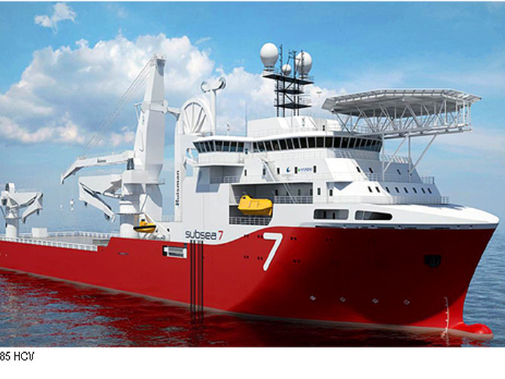 Wärtsilä projeta embarcação para Subsea 7