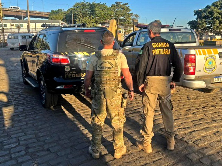 Guarda Portuária e Polícia Federal conjugam esforços na captura de foragido no Porto do Rio de Janeiro