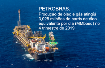 Com 3,025 milhões MMboed, Petrobras tem seu melhor resultado para um trimestre