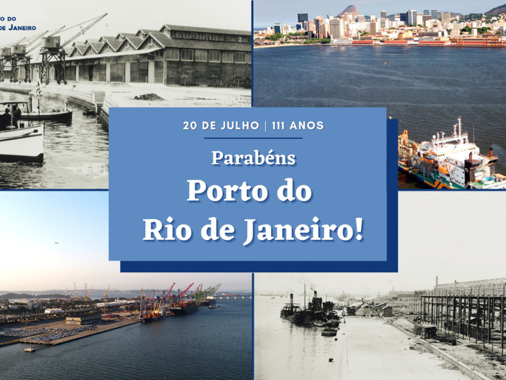 Porto do Rio de Janeiro comemora 111 anos com alta de movimentação e faturamento 
