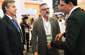 Ministro visita estande da Norcoast na Intermodal