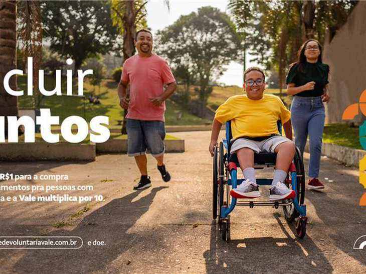 Vale lança campanha solidária para contribuir com a inclusão de pessoas com deficiência