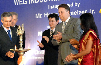 WEG inaugura fábrica na Índia