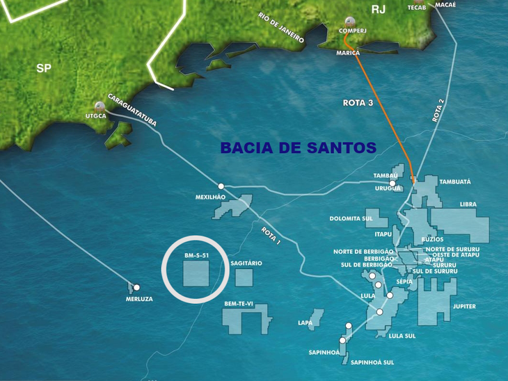 Iniciada fase vinculante do bloco BM-S-51, na Bacia de Santos