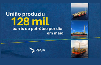 Produção de petróleo da União sobe 13,2% e alcança 128 mil barris por dia em maio