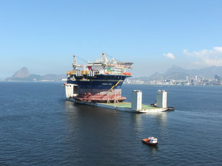 Plataforma de manutenção Arendal Spirit chega ao Brasil