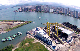 Wilson Sons inaugura segundo estaleiro no Guarujá