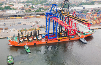 MultiRio recebe novo Portainer e amplia capacidade de movimentação de cargas do Porto do Rio de Janeiro