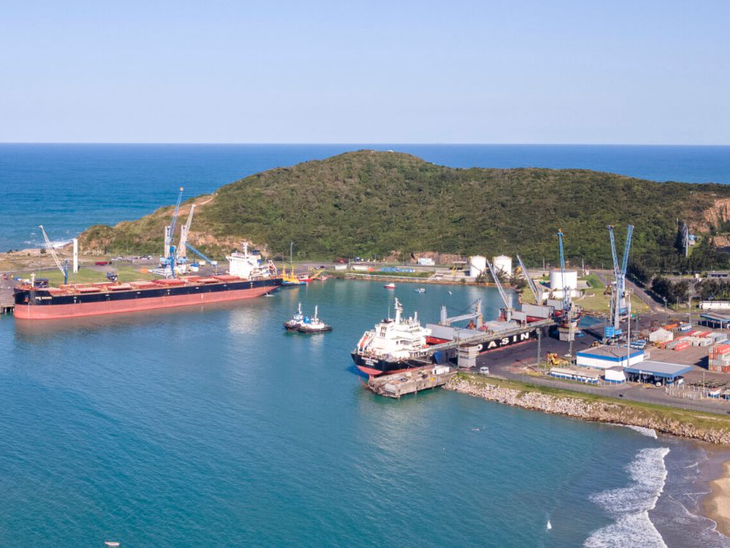 Secretário Nacional de Portos e Transportes Aquaviários visita o Porto de Imbituba