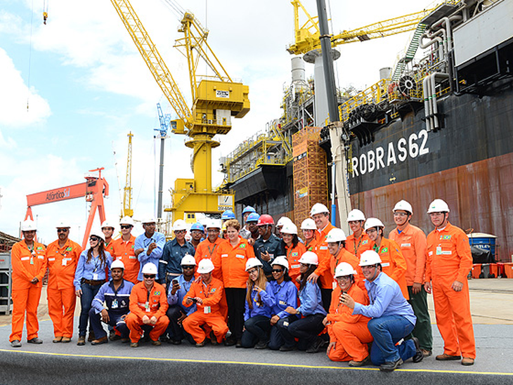 Petrobras conclui obras da P-62