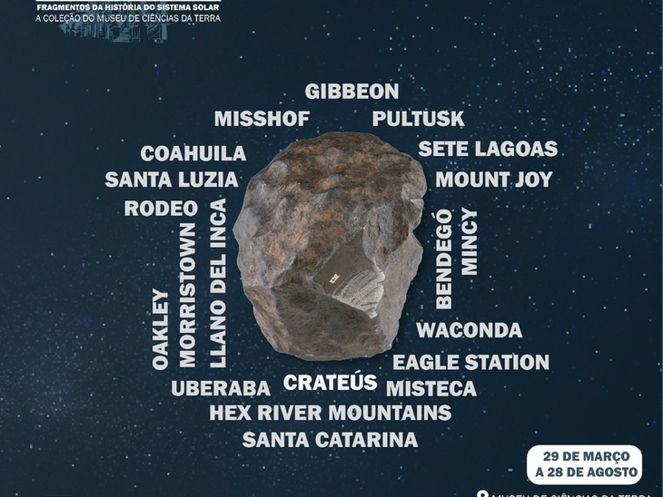 Museu de Ciências da Terra expõe acervo raro de meteoritos no Rio de Janeiro