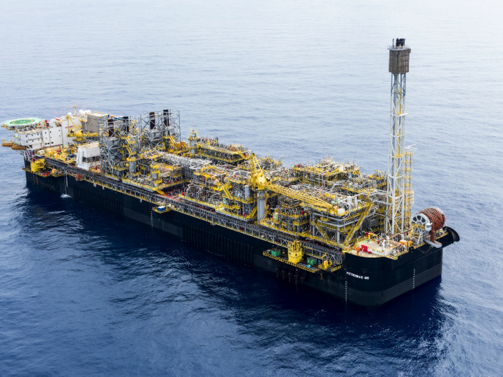 Produzindo mais de 161 mil bpd, P-68, no pré-sal, bate recorde