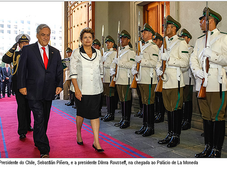 Dilma e Piñera voltam a discutir corredor interoceânico