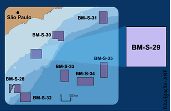 OGX inicia perfuração no bloco BM-S-29
