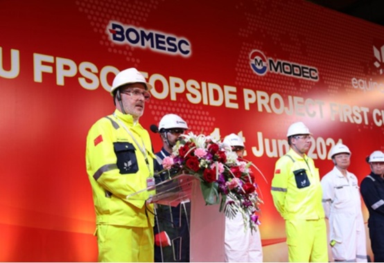 Estaleiro chinês Bomesc corta o primeiro aço para FPSO da Equinor para o campo de Bacalhau Estaleiro chinês Bomesc corta o primeiro aço para FPSO da Equinor para o campo de Bacalhau