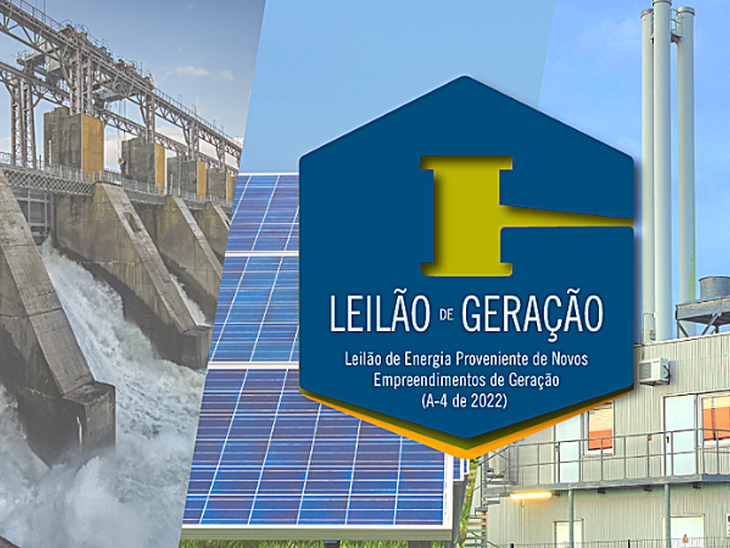 Na sexta-feira (27/05) acontece o 36º Leilão de Energia Nova A-4