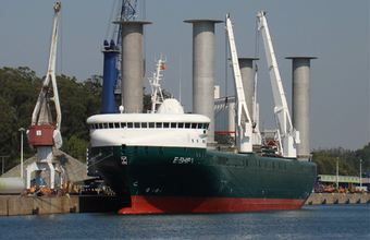 Navio eólico aporta no Pecém hoje     