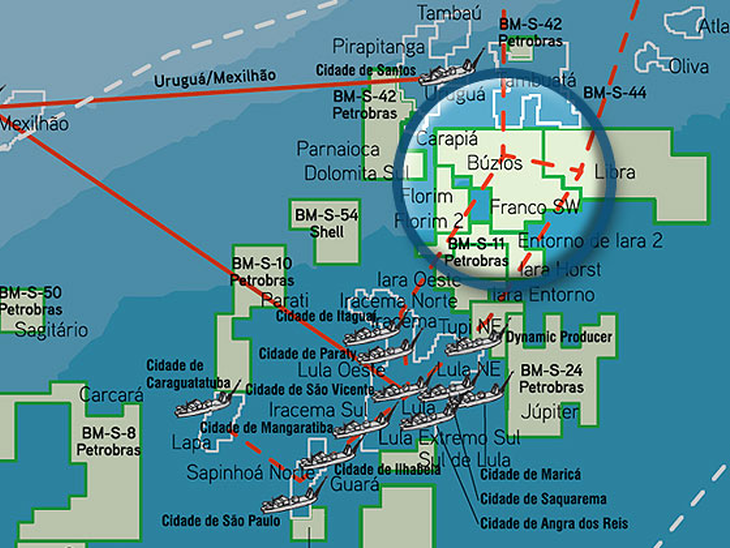Petrobras inicia sistema de produção antecipada no campo de Búzios