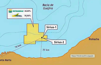 Potencial descoberta de gás na Colômbia é divulgado pela Petrobras